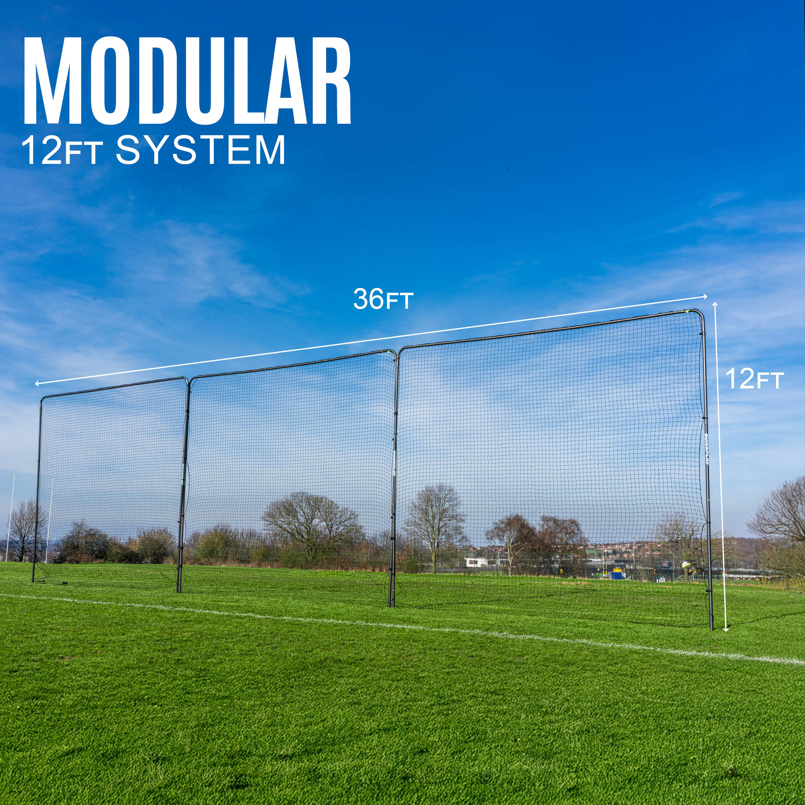 12ft Barrier Net System In-Ground (Multiple Sizes) - Image 11