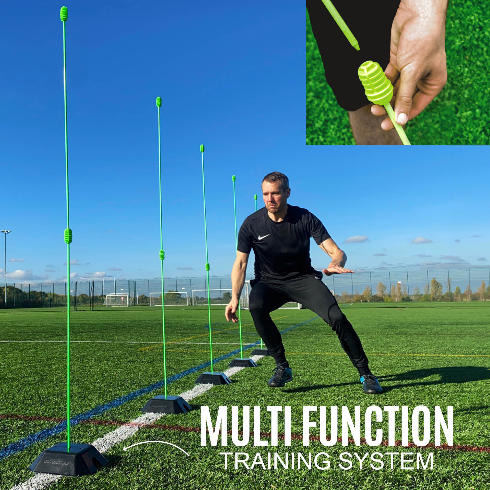 Agility Poles & Bases (set of 10) - Image 5