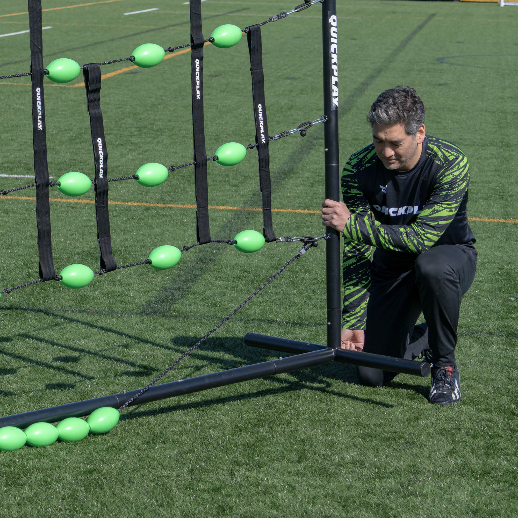 Goalkeeper Ball Deflection Wall with Wheels - Image 4