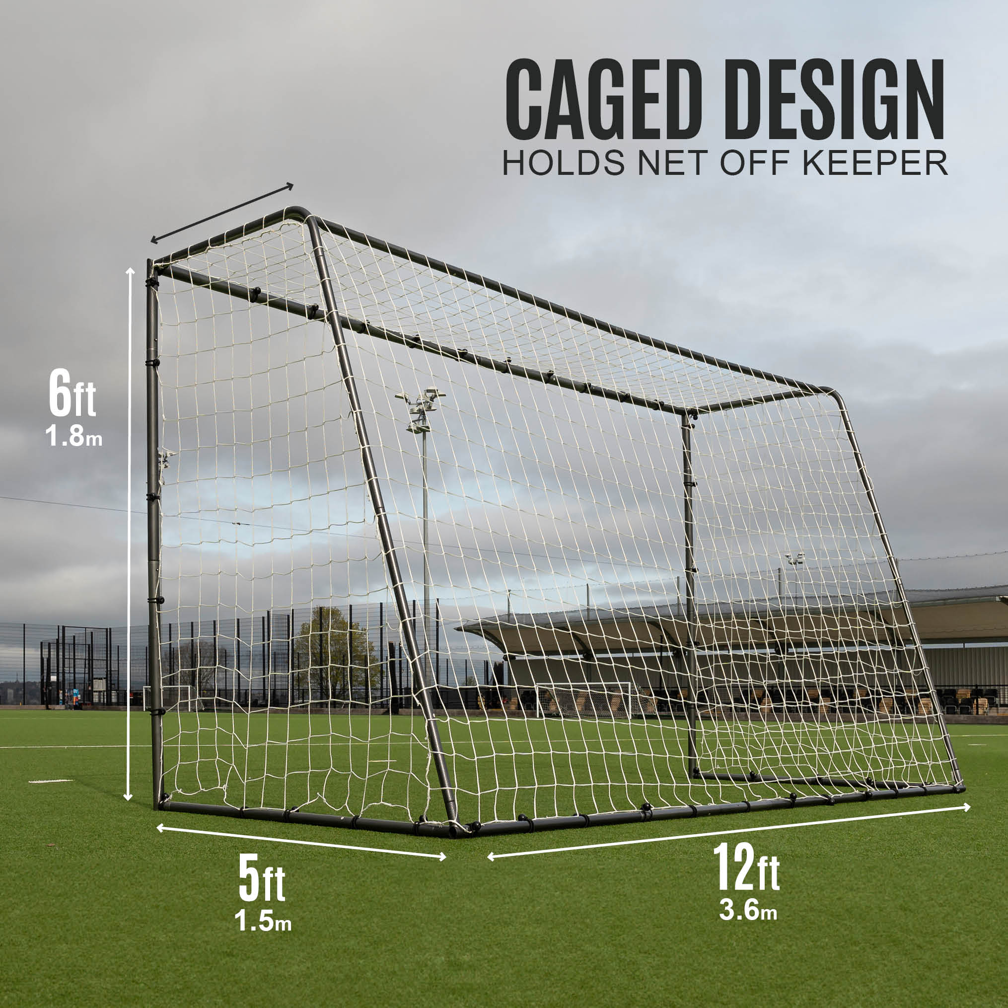 GS Series Football Goal 12x6' - Image 6