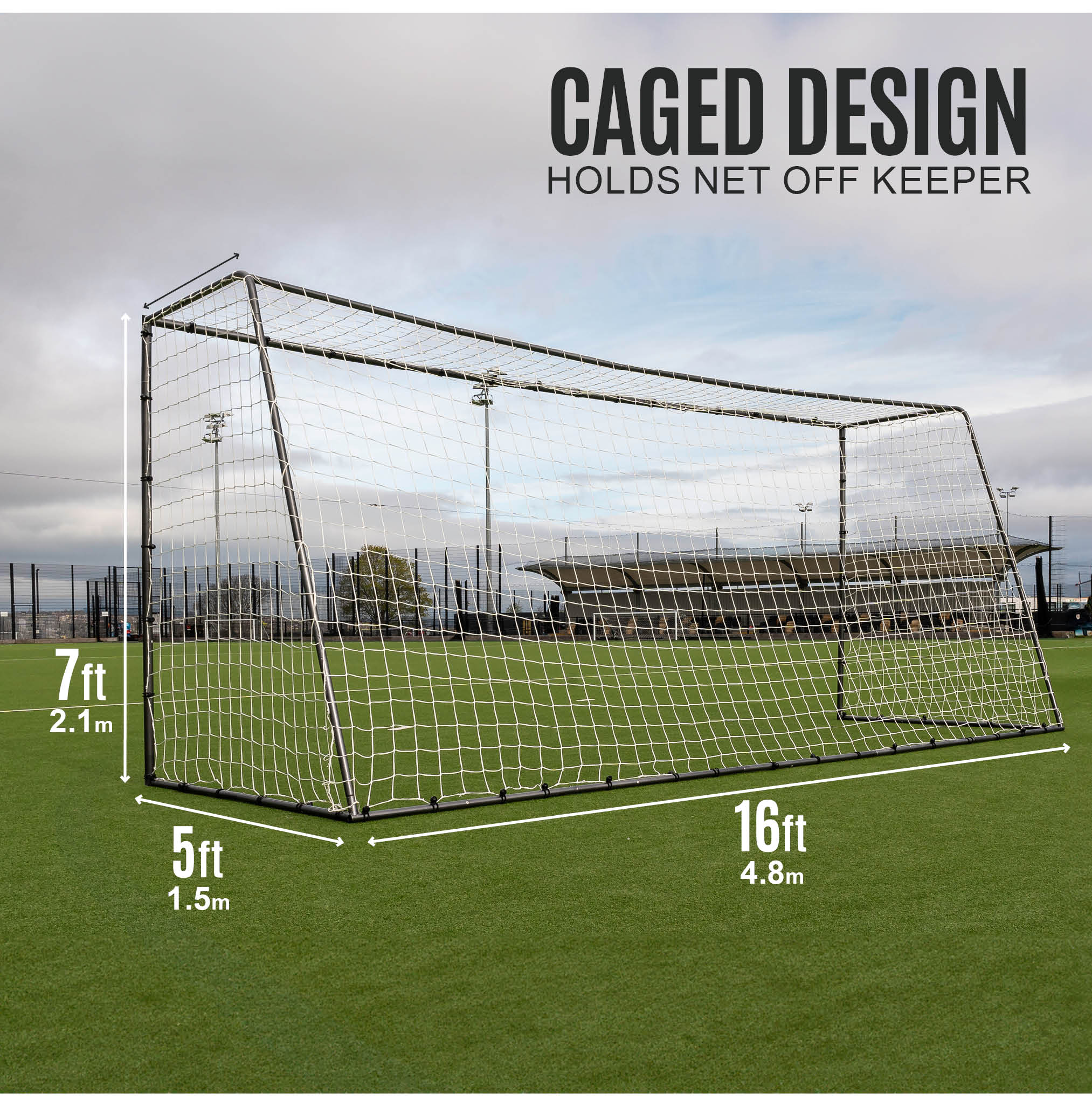 GS Series Football Goal 16x7' - Image 6