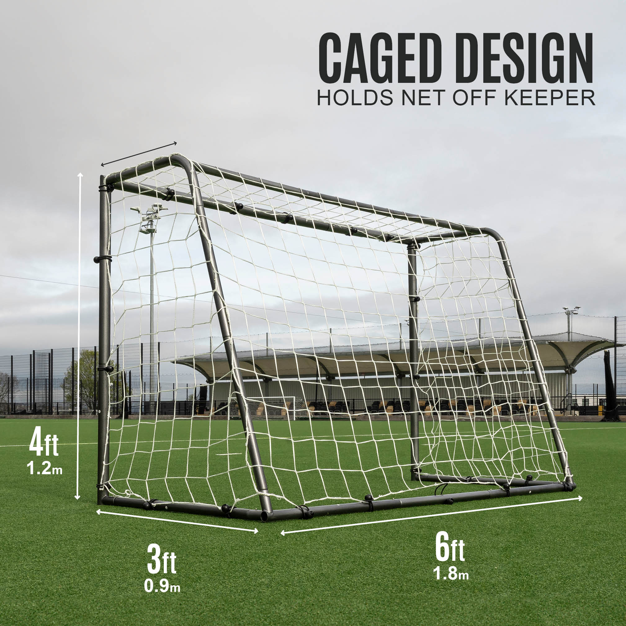GS Series Football Goal 6x4' - Image 6
