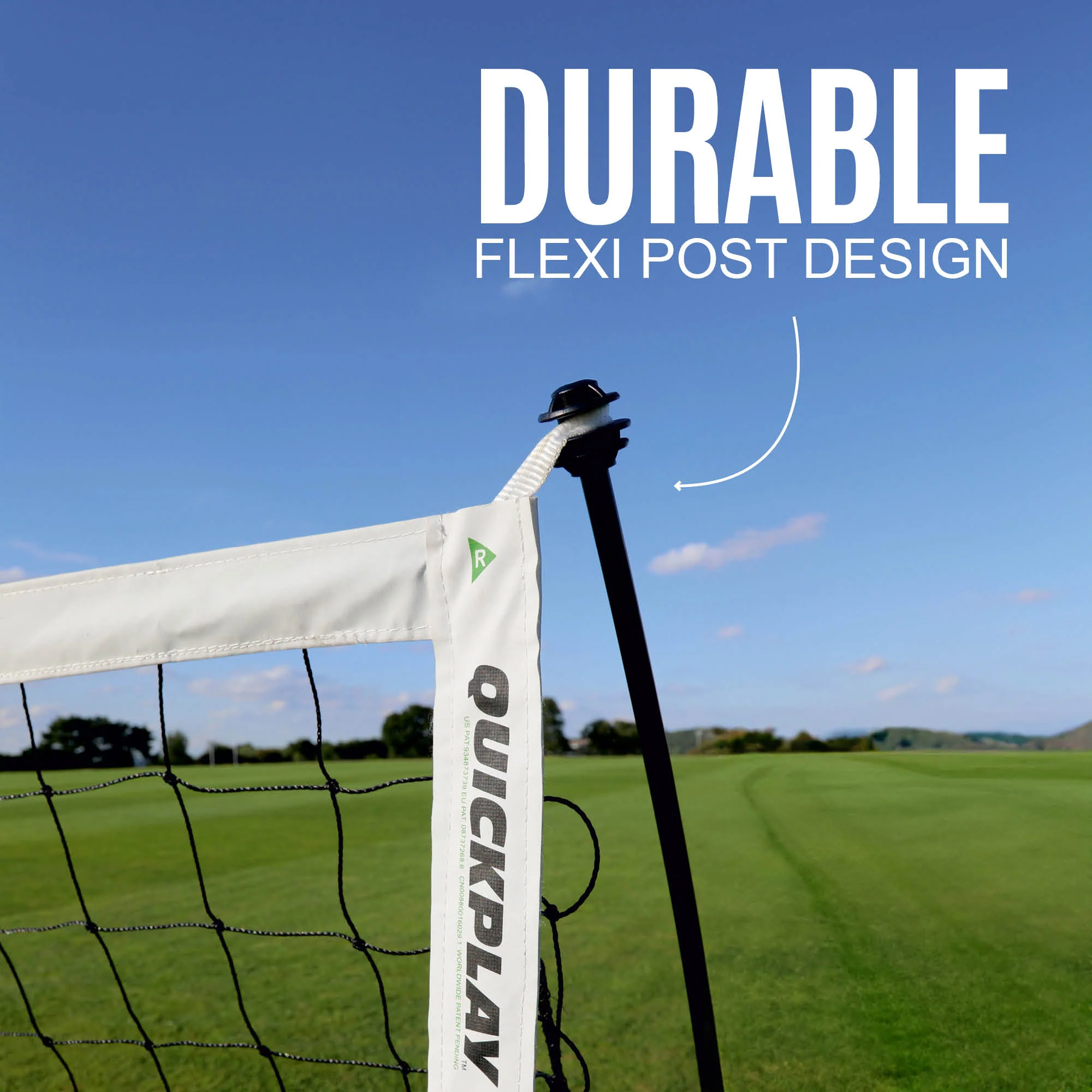 KICKSTER Portable Football Goal 16x7' - Image 4