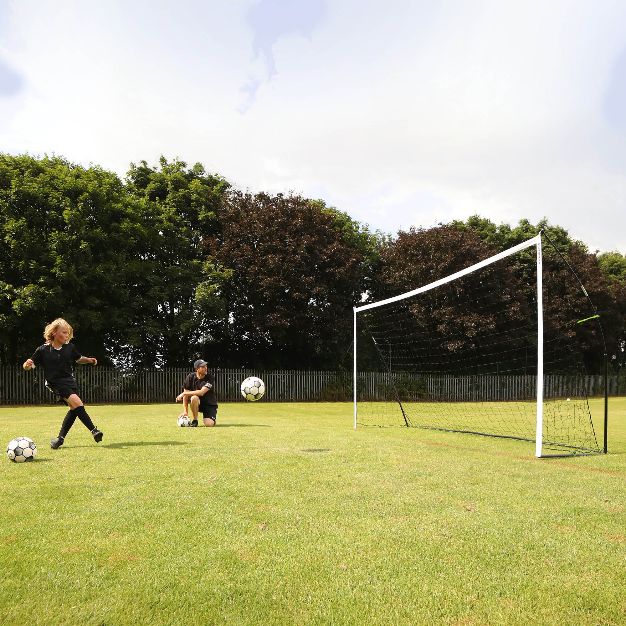 KICKSTER Portable Football Goal 18.5x6.5' - Image 7