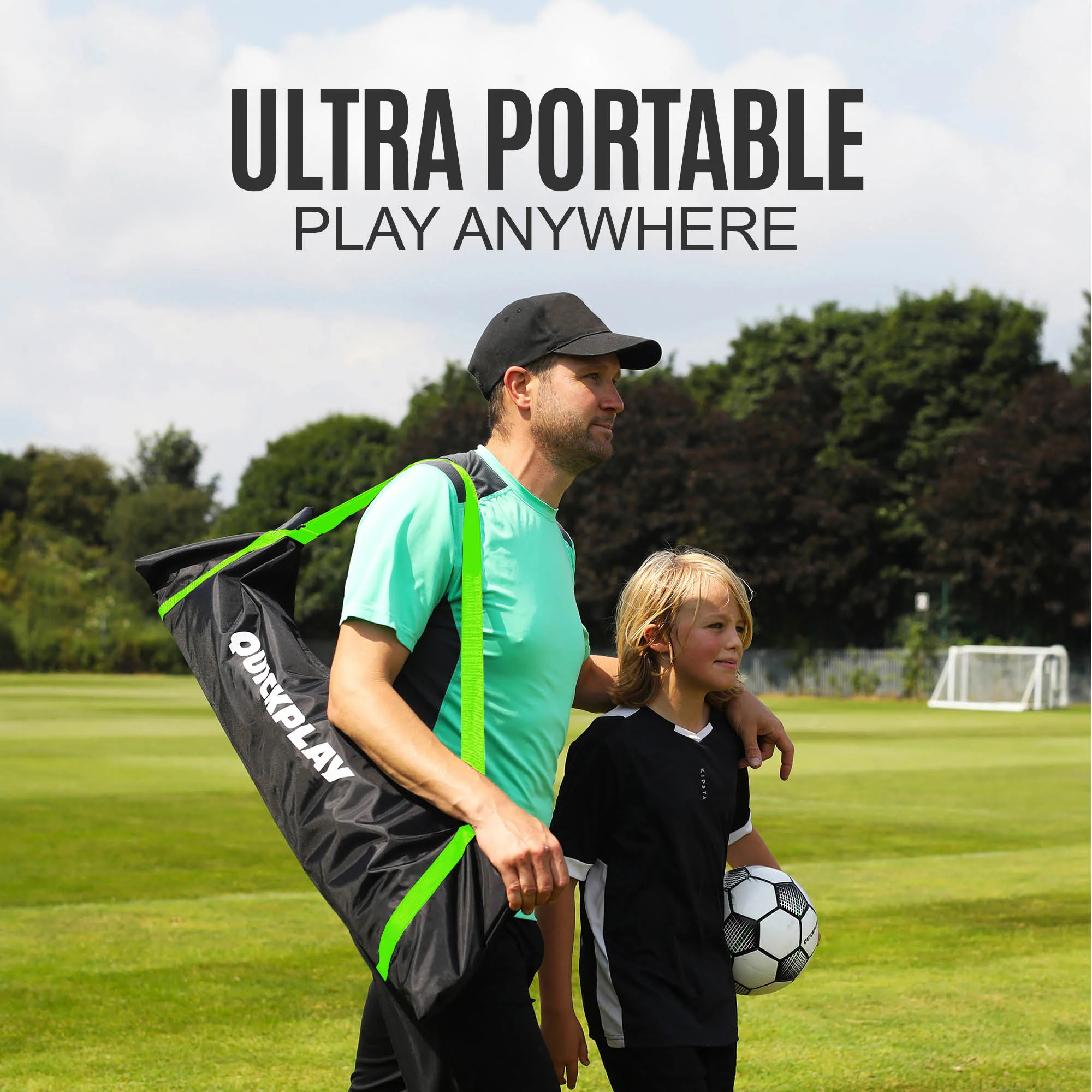 KICKSTER Portable Football Goal 6x4' - Image 3