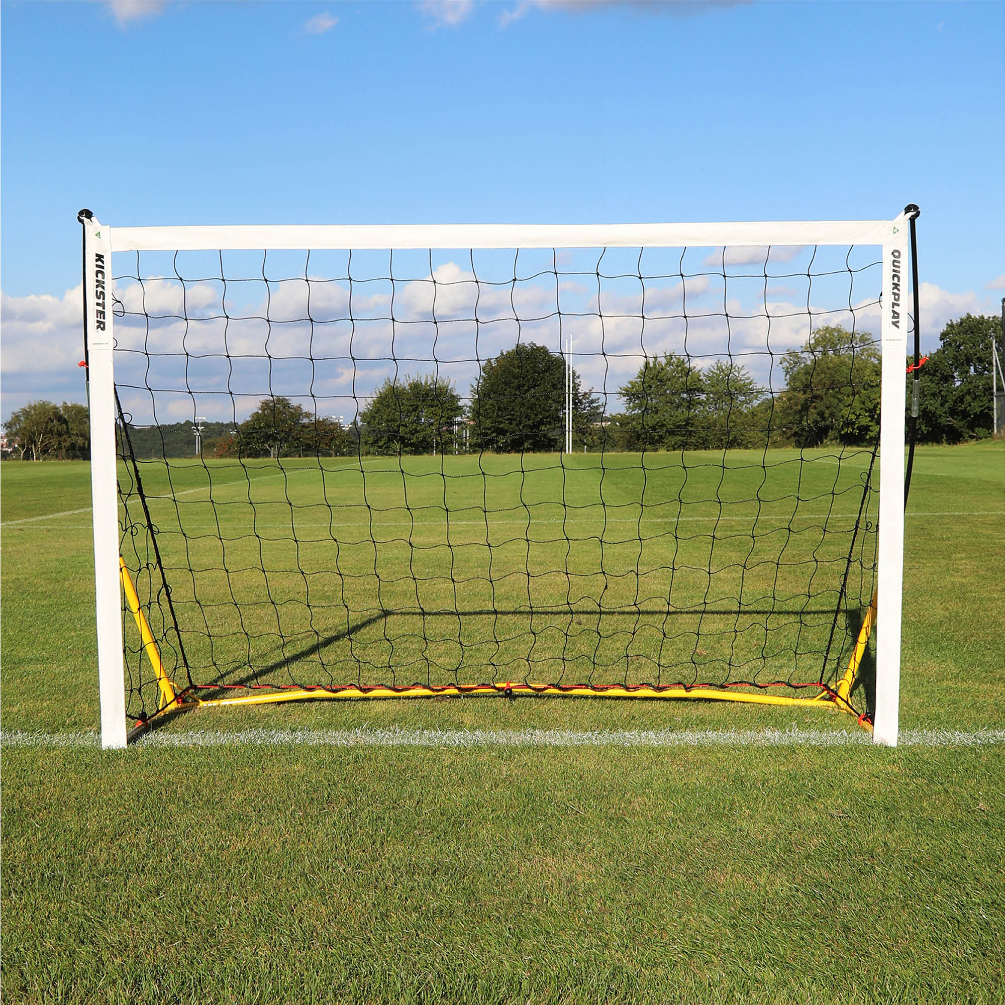 KICKSTER Portable Football Goal 6x4' (Yellow) - Image 5