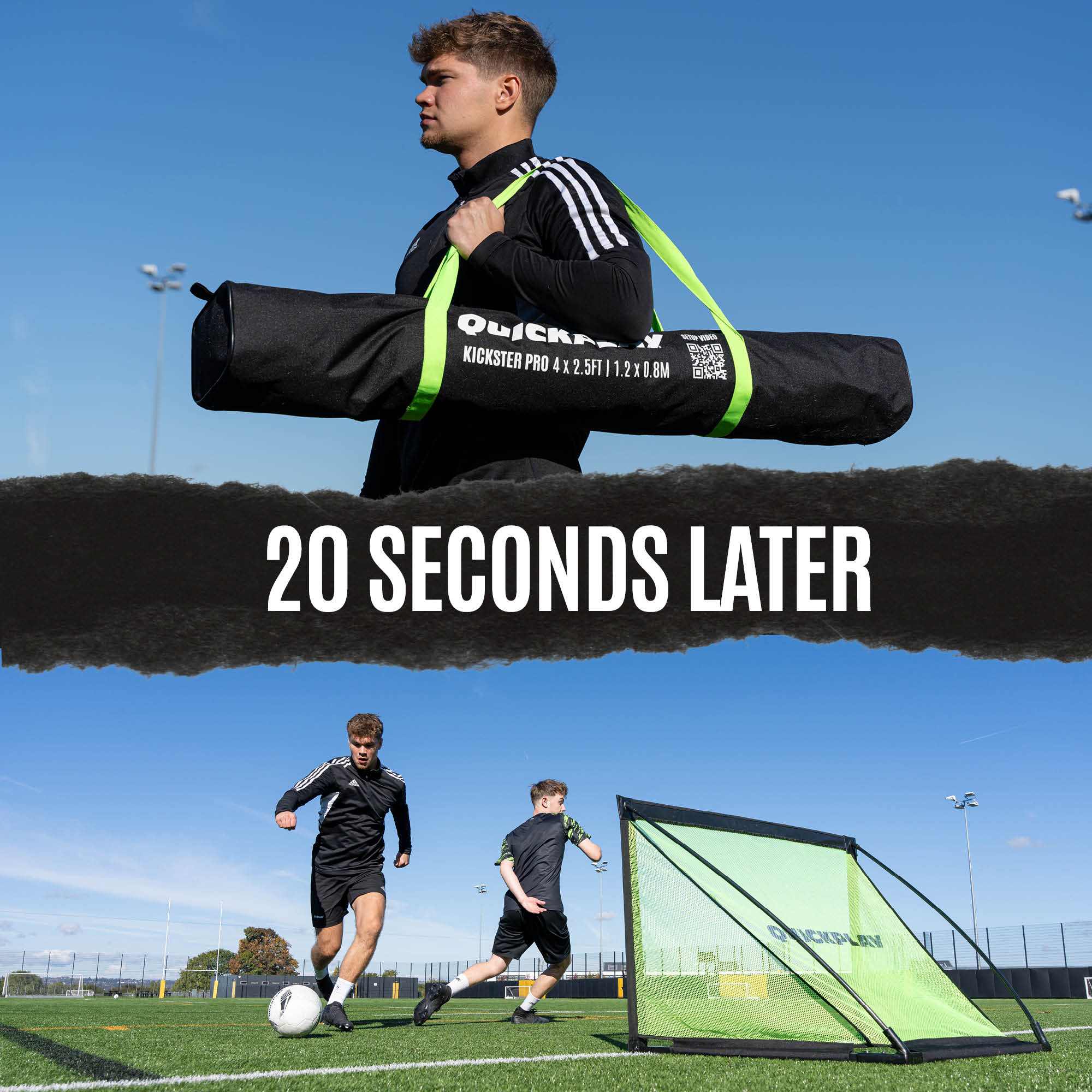 KICKSTER PRO Football Goal 4x2.5' - Image 2