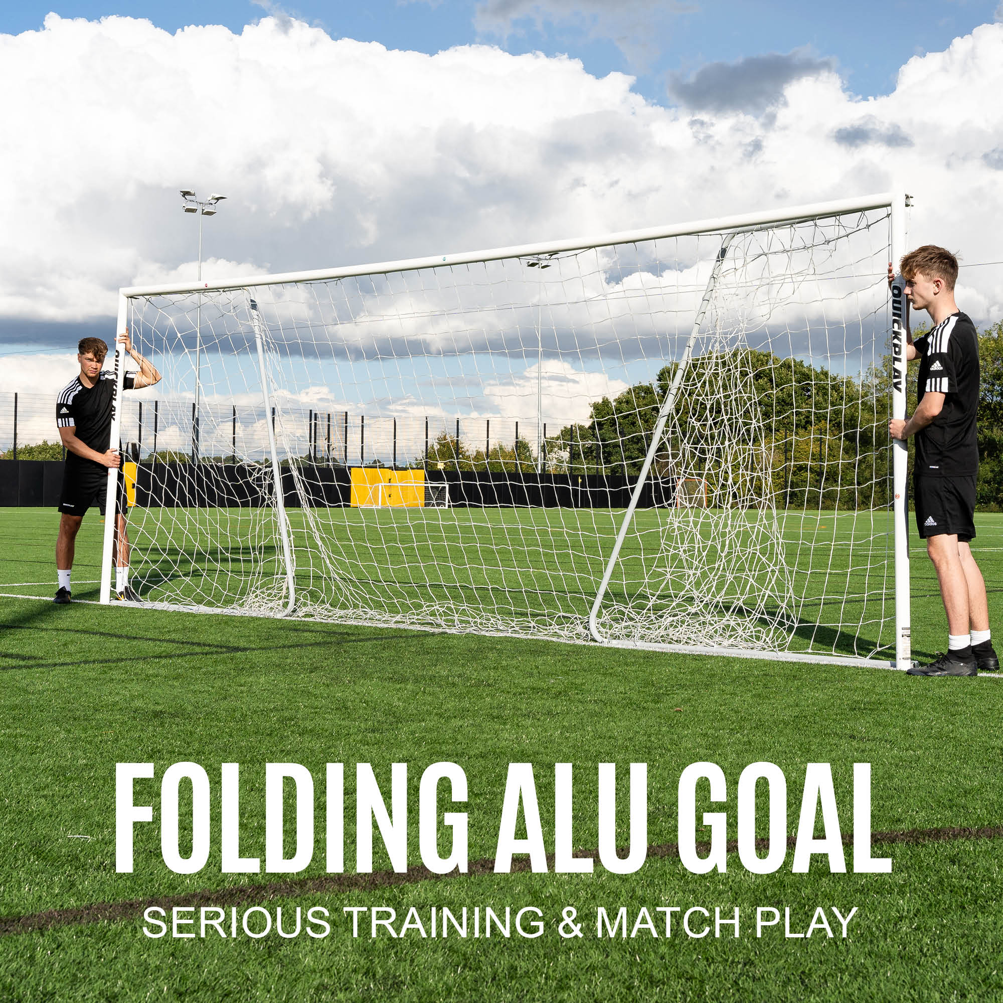 PRO ALU Match Football Goal 21x7' - Image 3