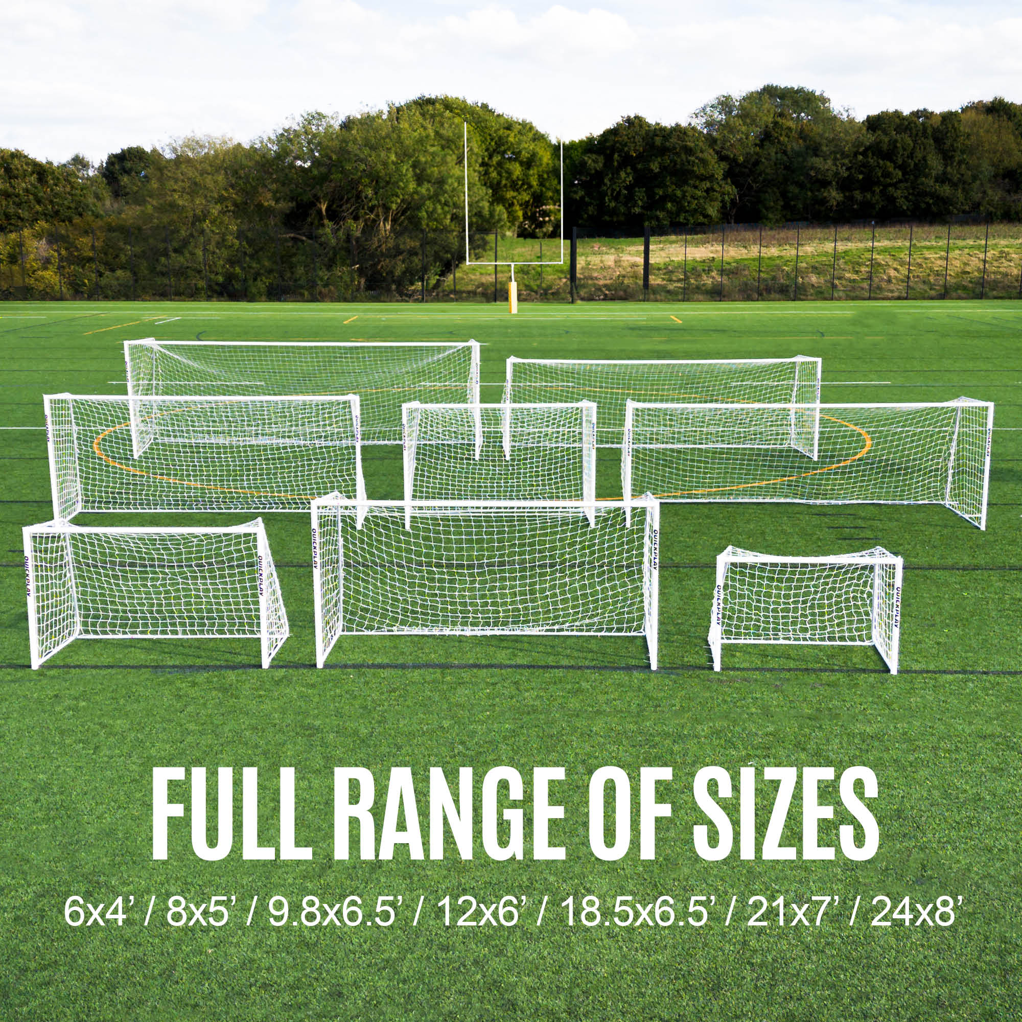 PRO ALU Match Football Goal 21x7' - Image 9