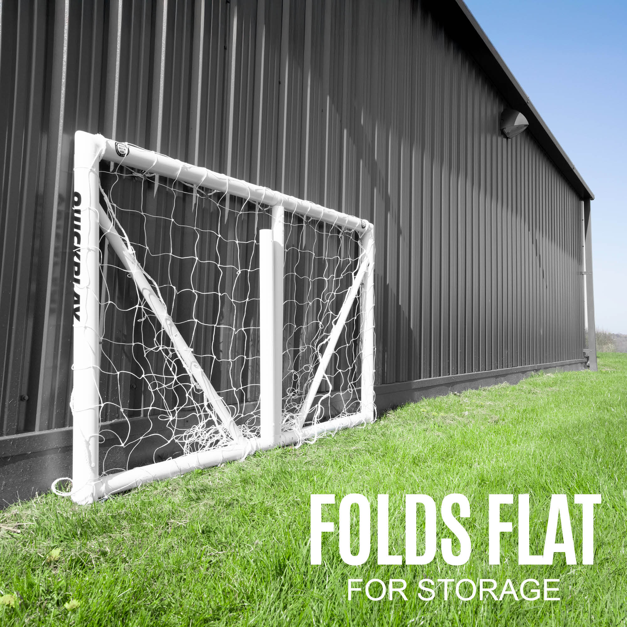 Q-FOLD Folding Football Goal 5x3' - Image 2