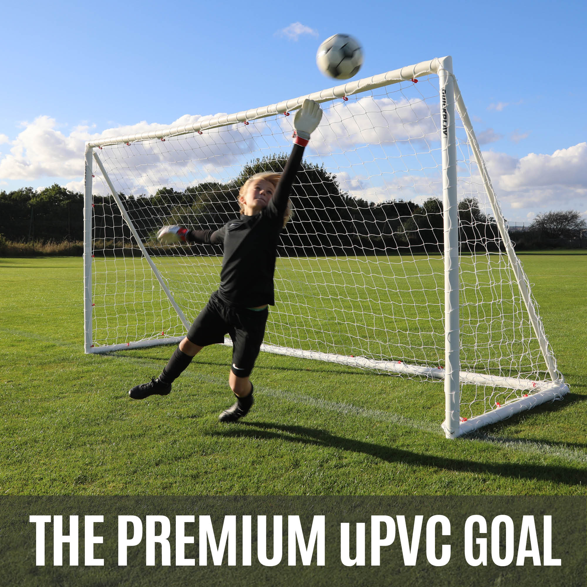 Q-FOLD Folding Football Goal 5x3' - Image 3