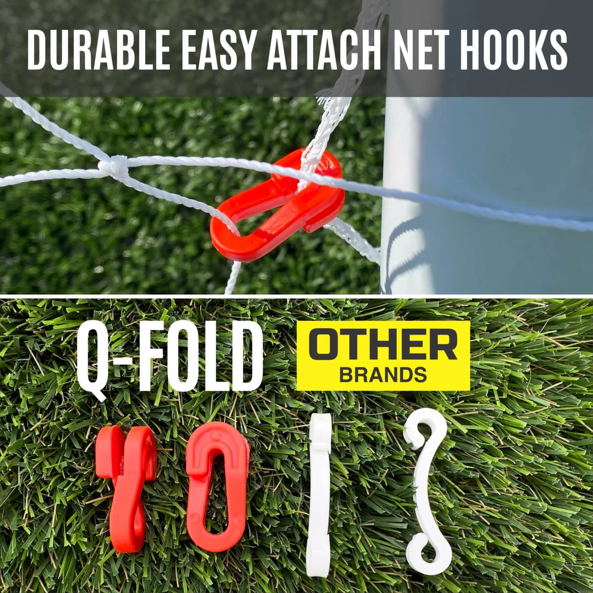 Q-FOLD Folding Football Goal 5x3' - Image 6