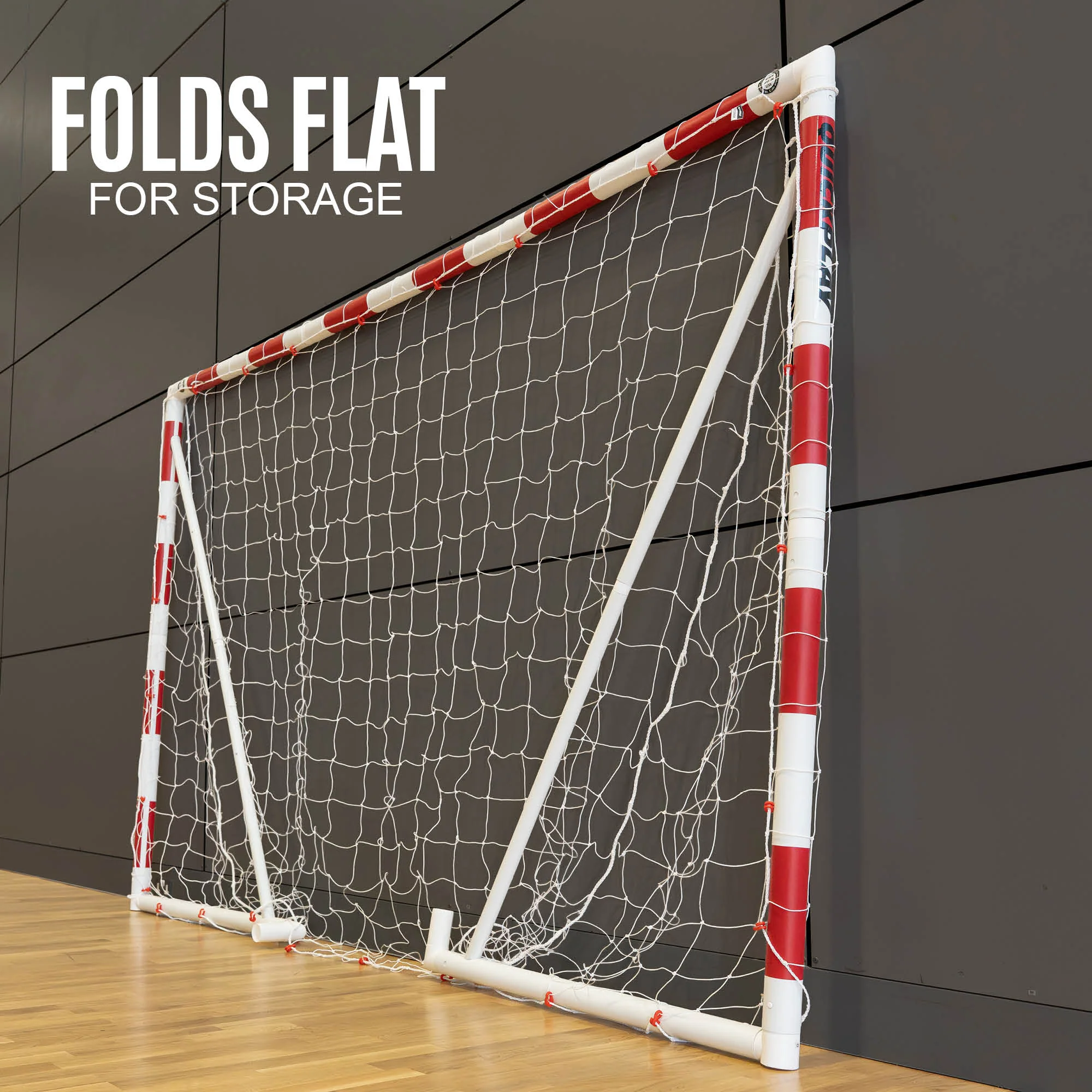 Q-FOLD Folding Junior Handball Goal 2.4X1.7M - Image 2