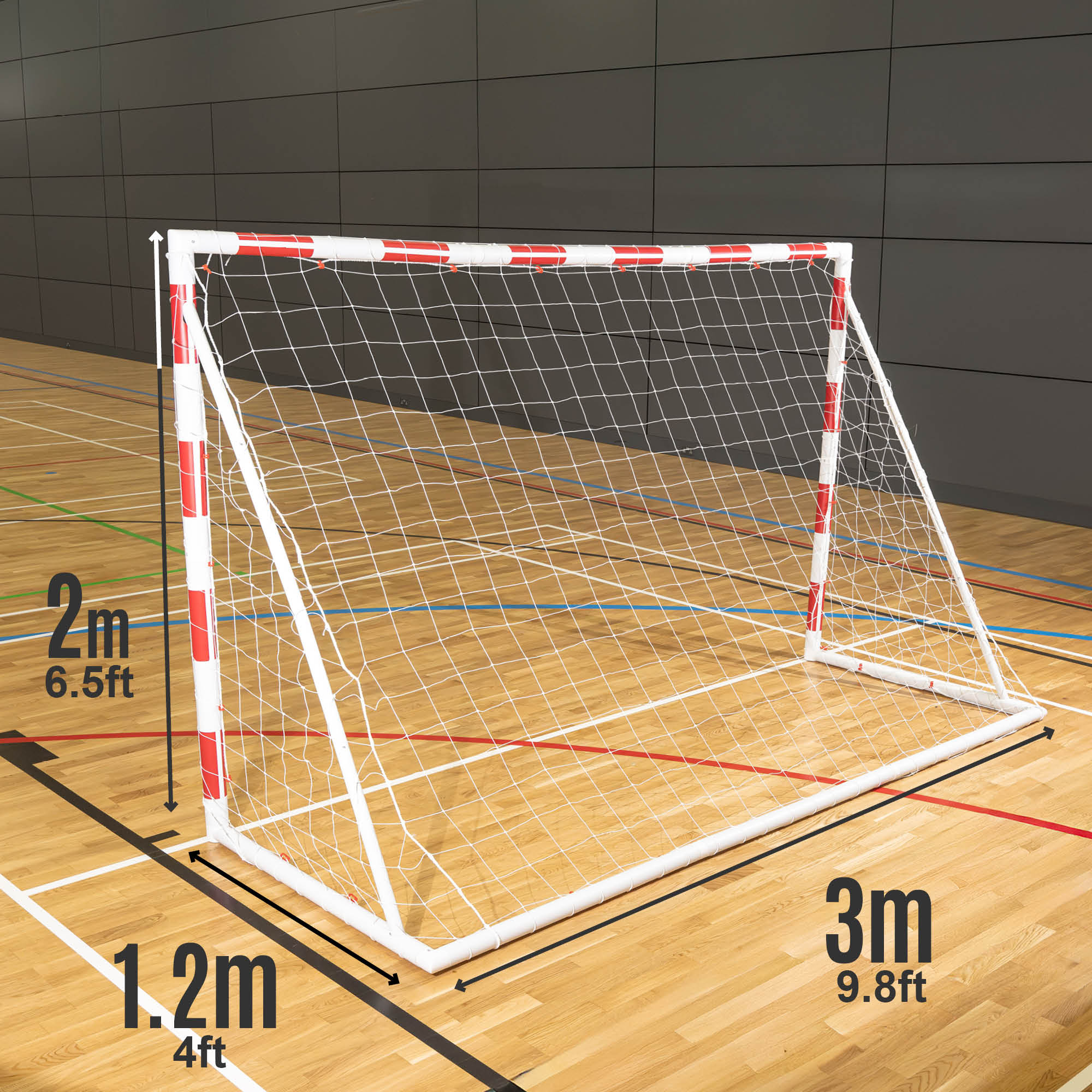 Q-FOLD Folding Handball Goal 3X2M - Image 5