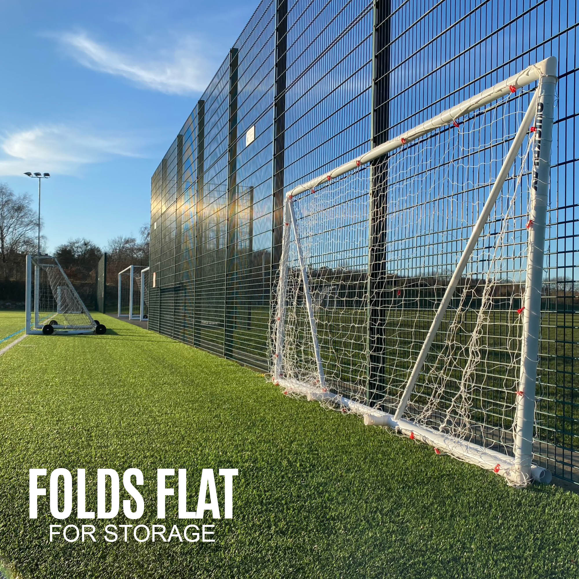 Q-FOLD MATCH Folding Football Goal 8x5' - Image 2