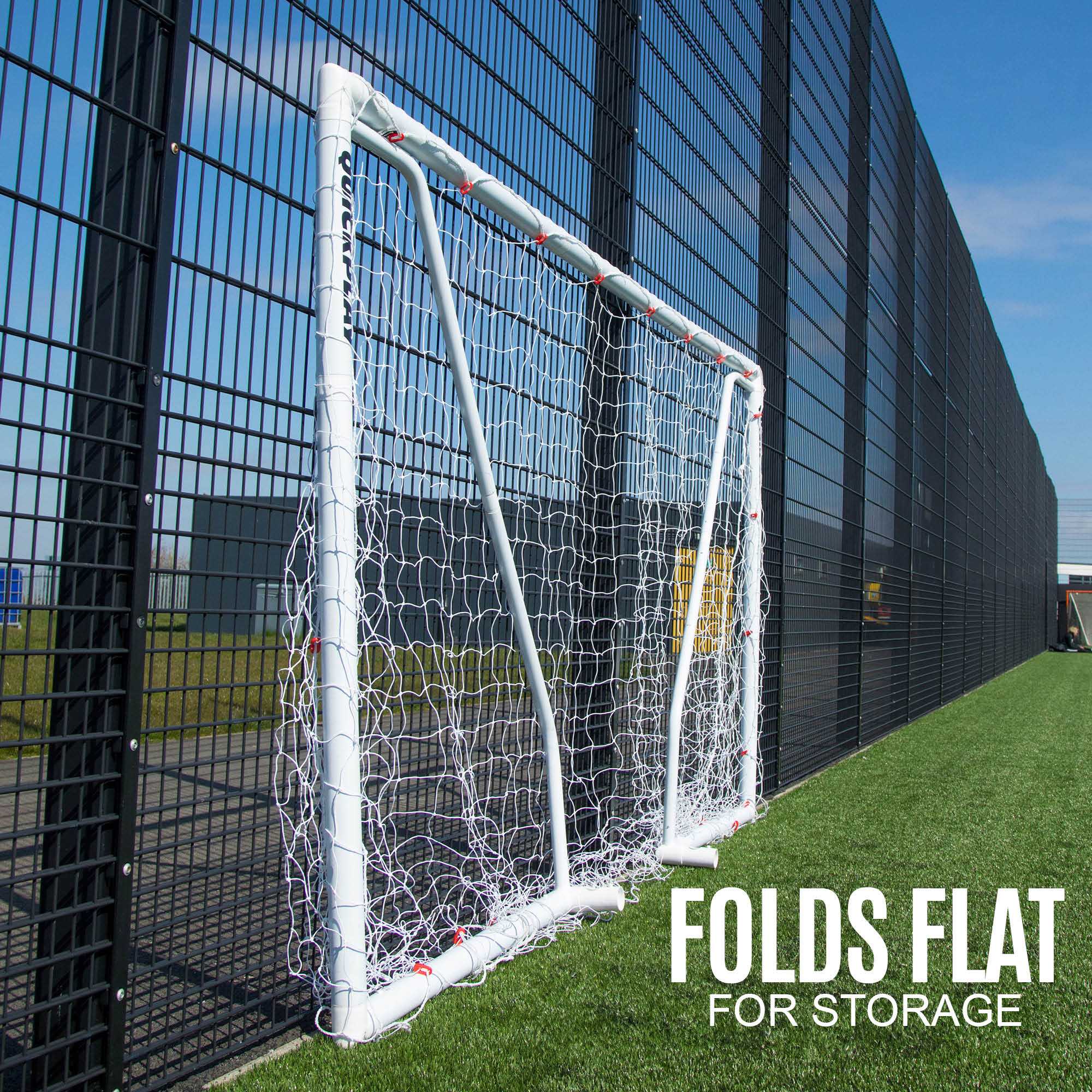 Q-FOLD MATCH Folding Football Goal 12x6' - Image 2