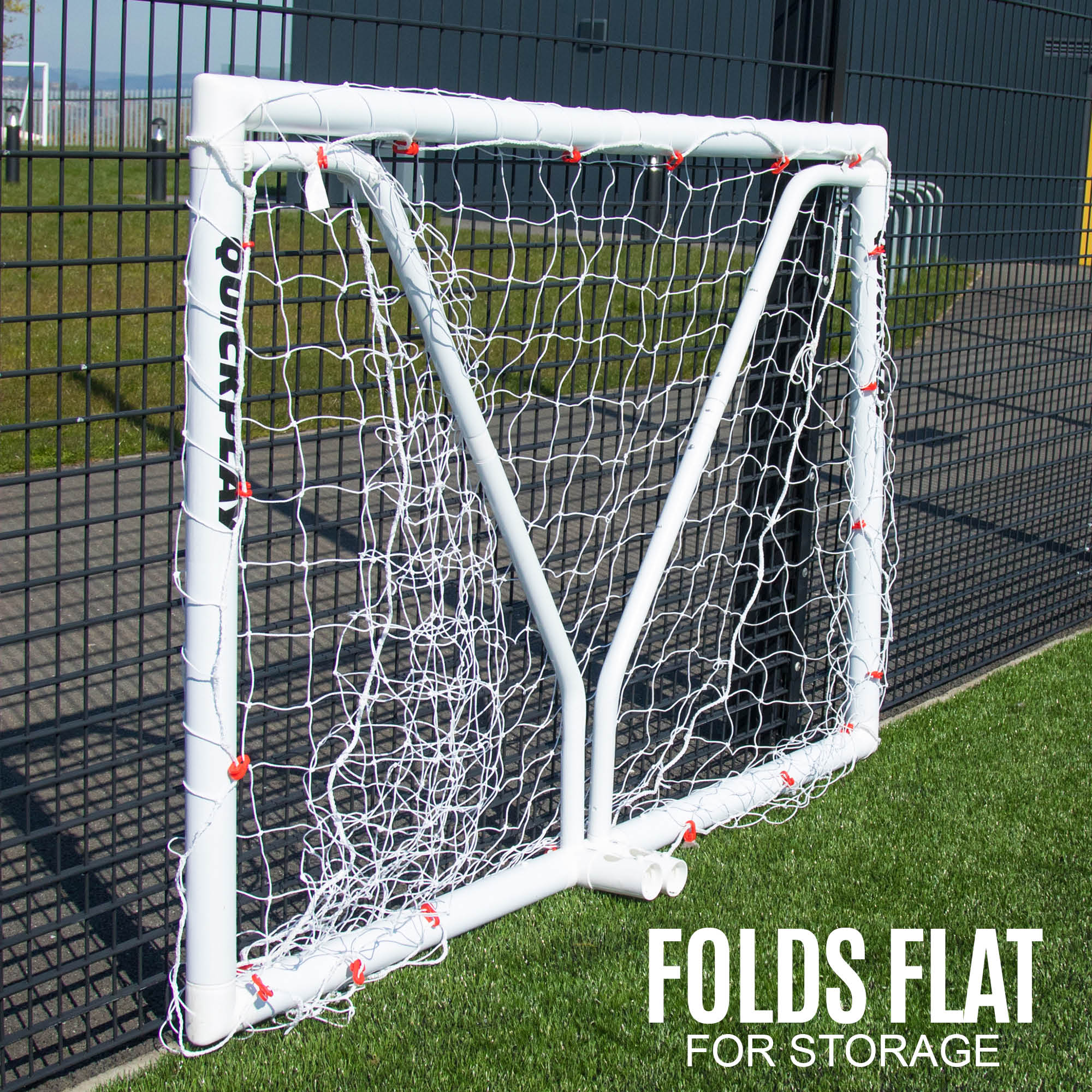 Q-FOLD MATCH Folding Football Goal 6x4' - Image 2