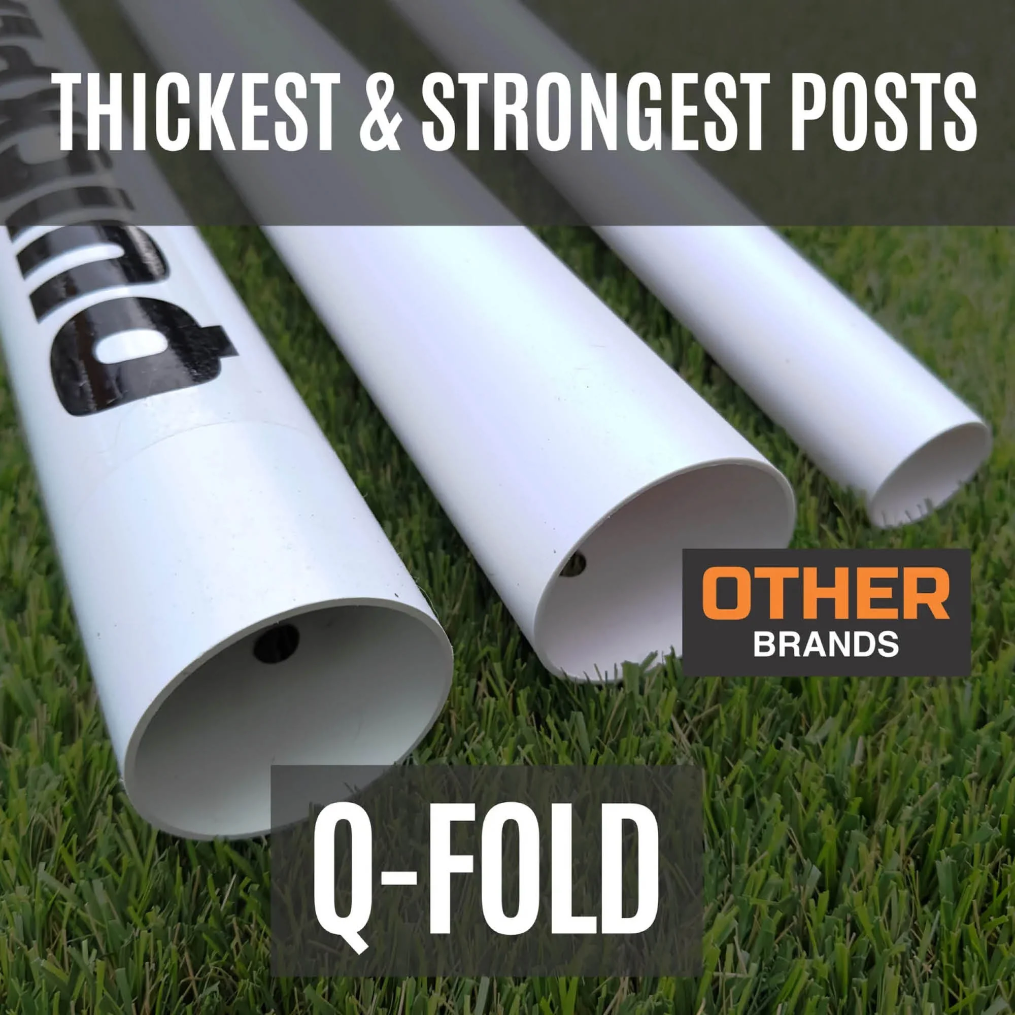 Q-FOLD MATCH Folding Futsal Goal 3x2m - Image 4