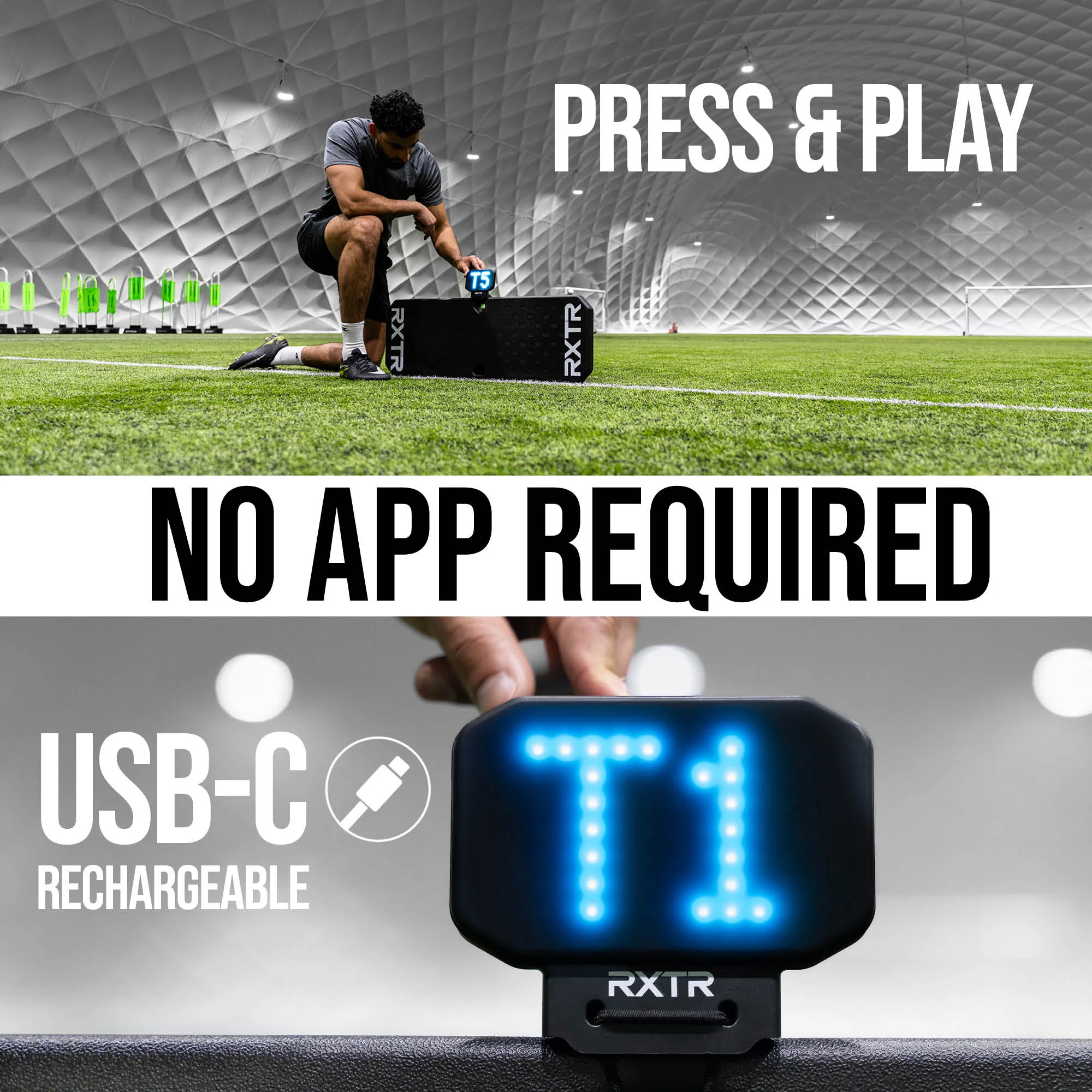 RXTR Pro Coach Football Rebounder & Reaction Light - Image 6