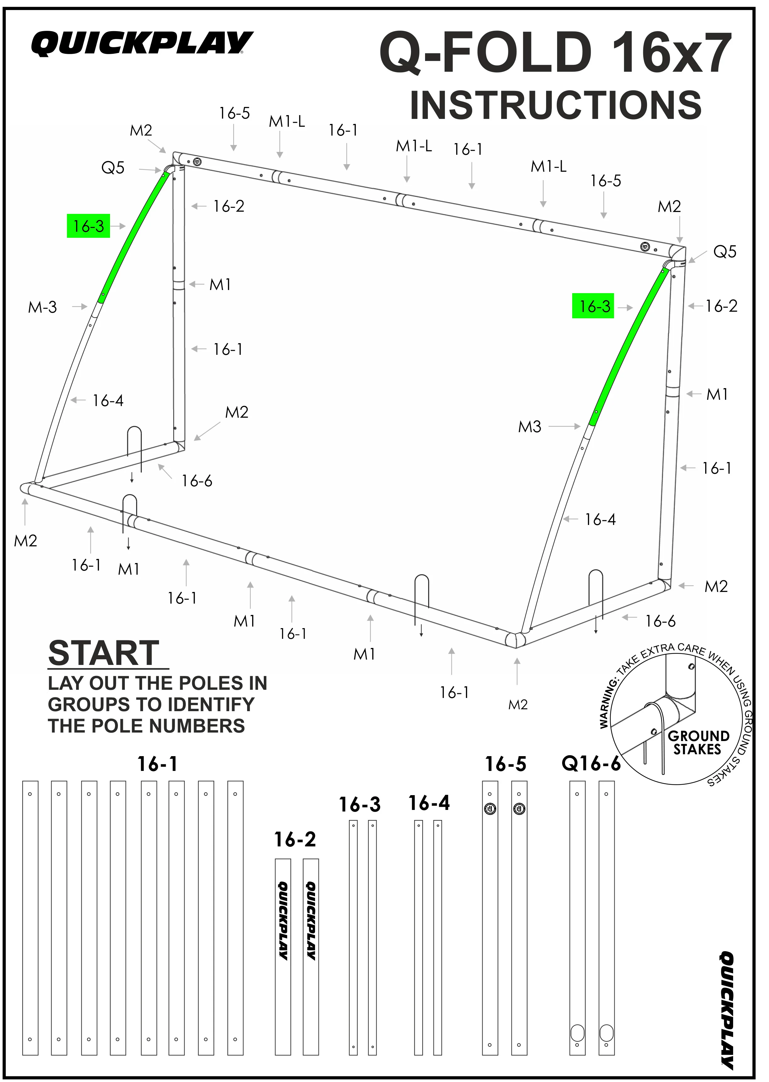 Spare Part - TUBE - Q-FOLD 16x7' - Q16-3 - Image 2