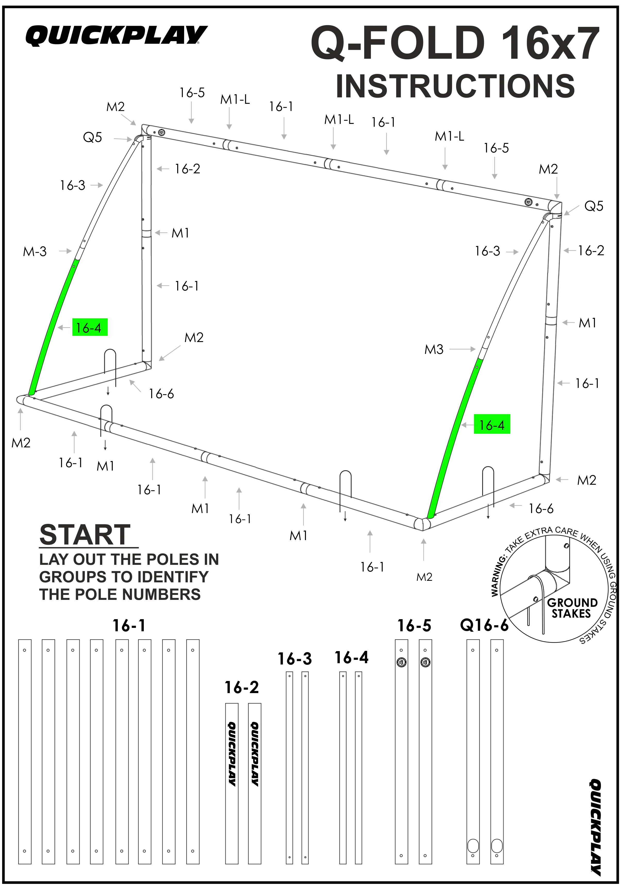Spare Part - TUBE - Q-FOLD 16x7' - Q16-4 - Image 2