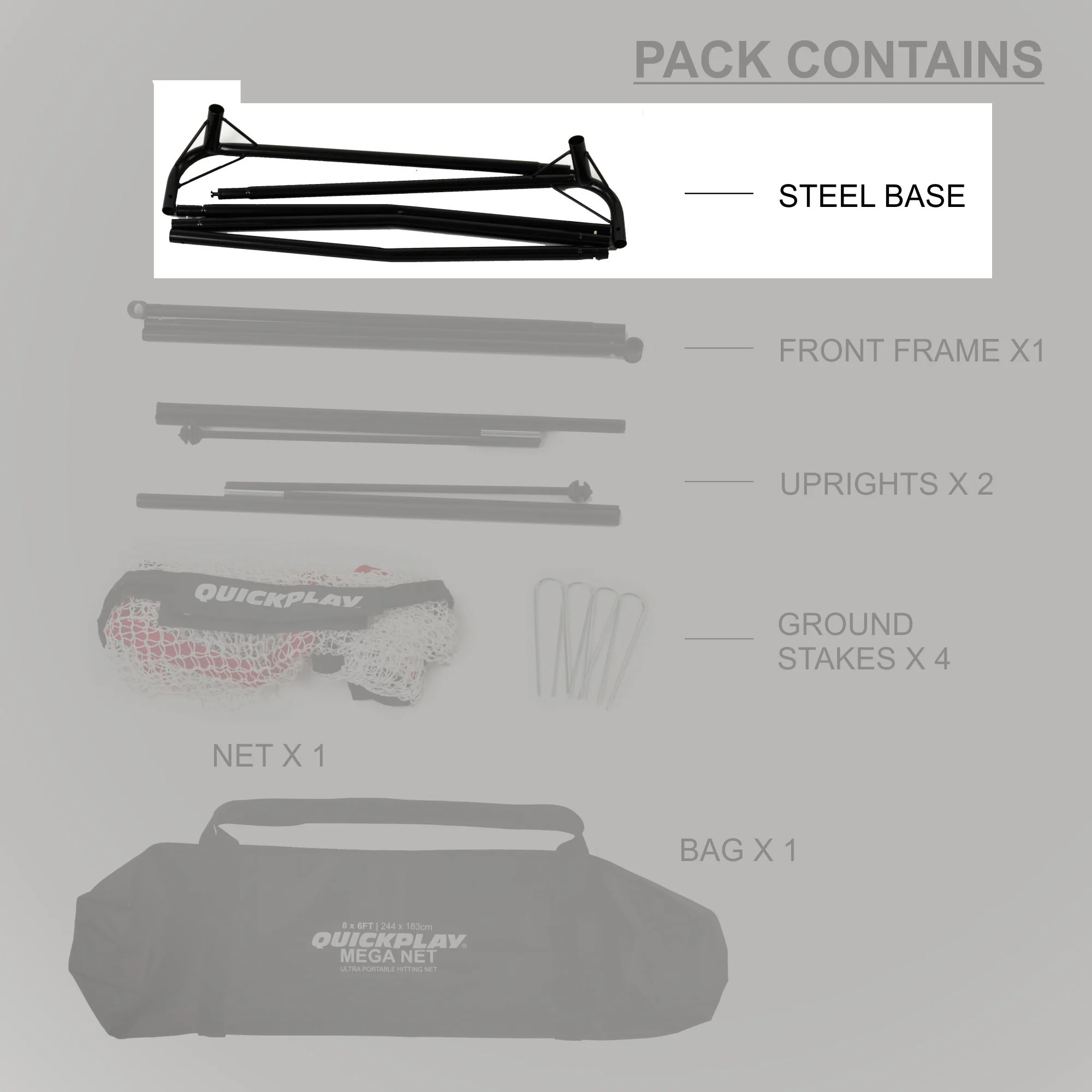 Spare Part - BASE FRAME - MEGA Net 12x9' - Image 2